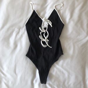 UO Tie Front Bodysuit